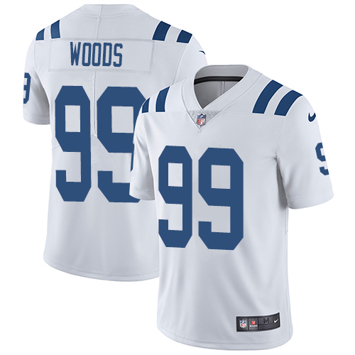 Indianapolis Colts #99 Limited Al Woods White Nike NFL Road Men Vapor Untouchable jerseys->indianapolis colts->NFL Jersey